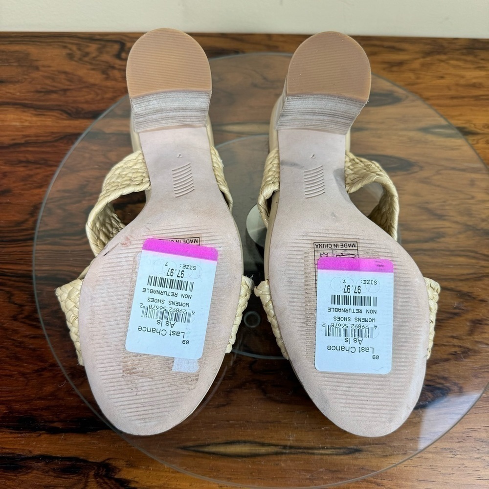 NEW Paige Nova Raffia Mules - Picture 16 of 16